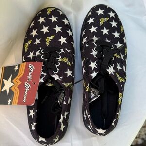 Wonder Woman DC Bioworld Stars New With Tags Shoes Sneakers Size 7